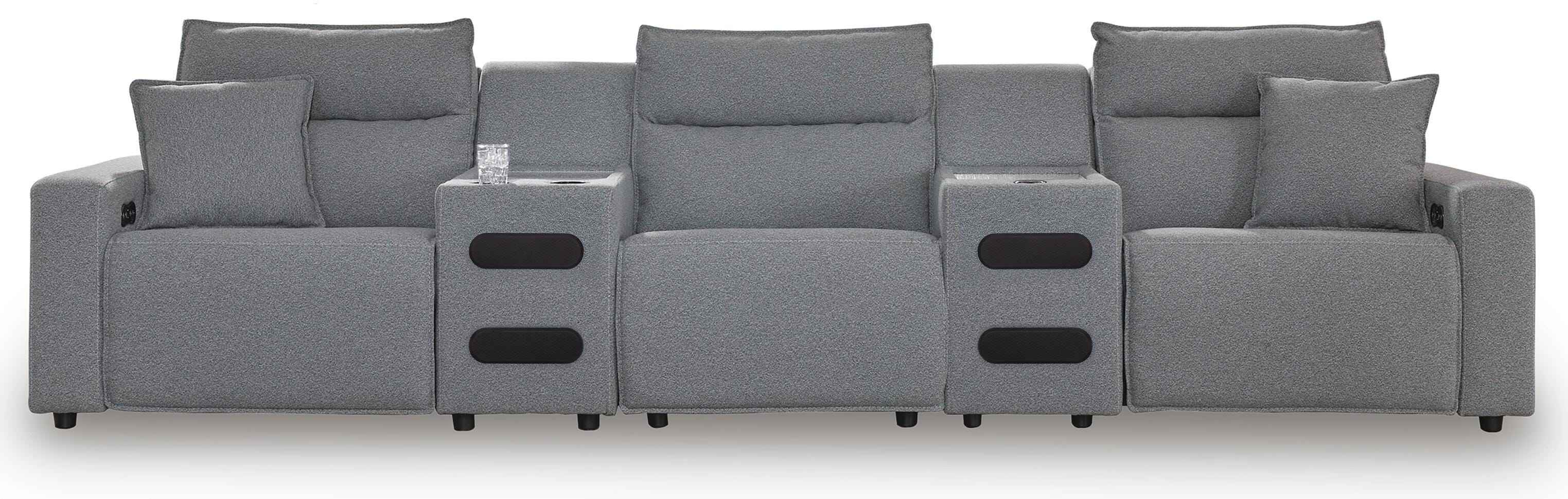 Modmax II Reclining Sectional with Audio Consoles