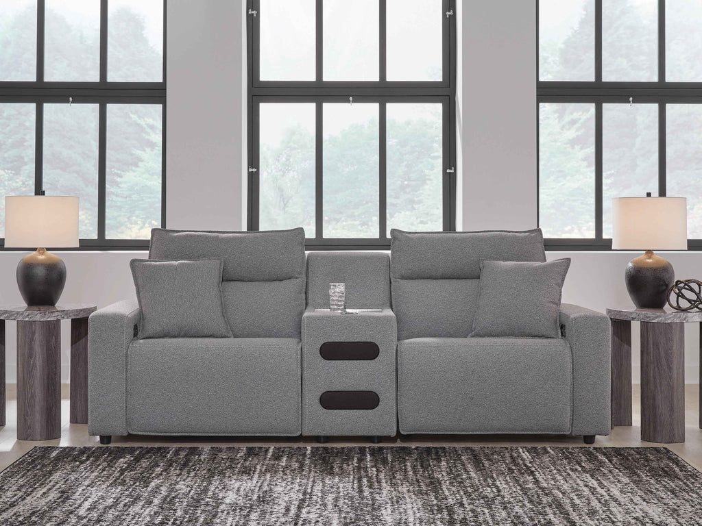 Modmax II Power Reclining Sectional with Audio Console