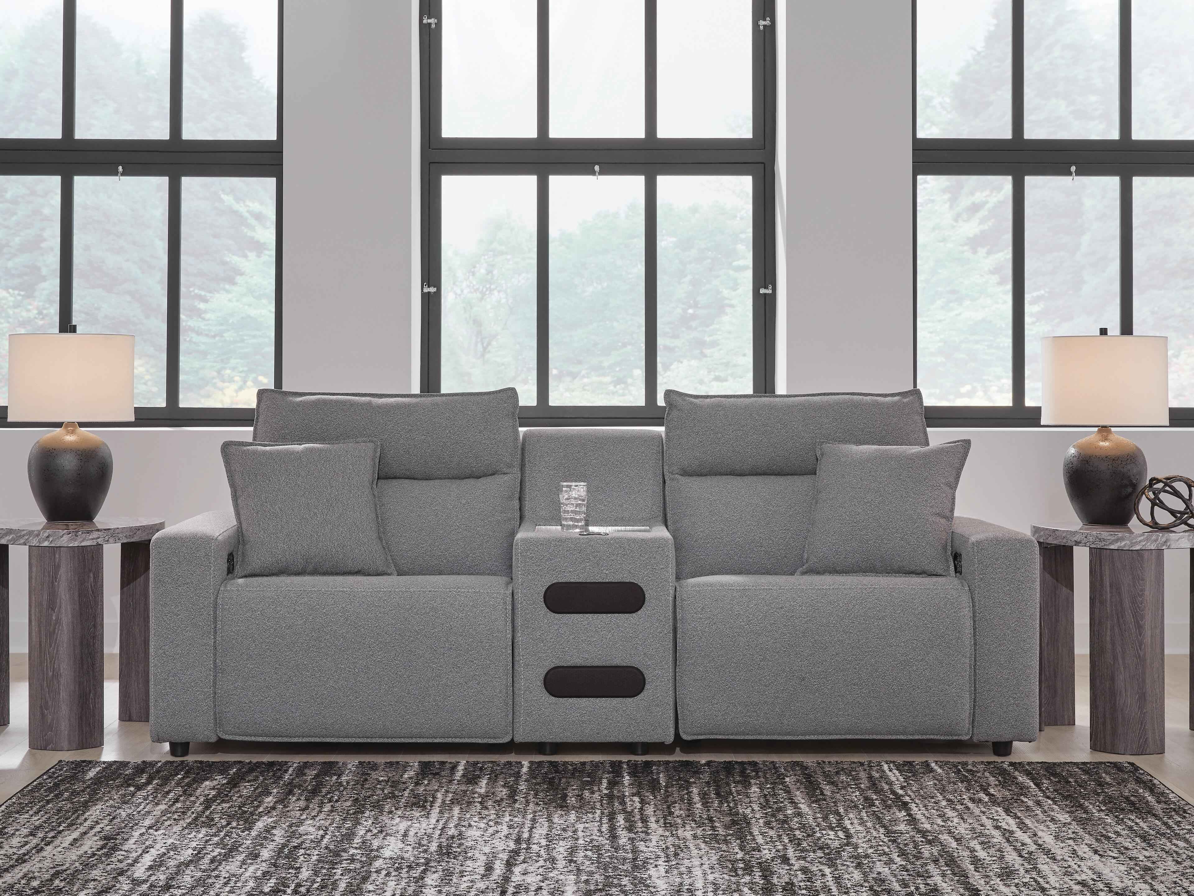 Modmax II Power Reclining Sectional with Audio Console