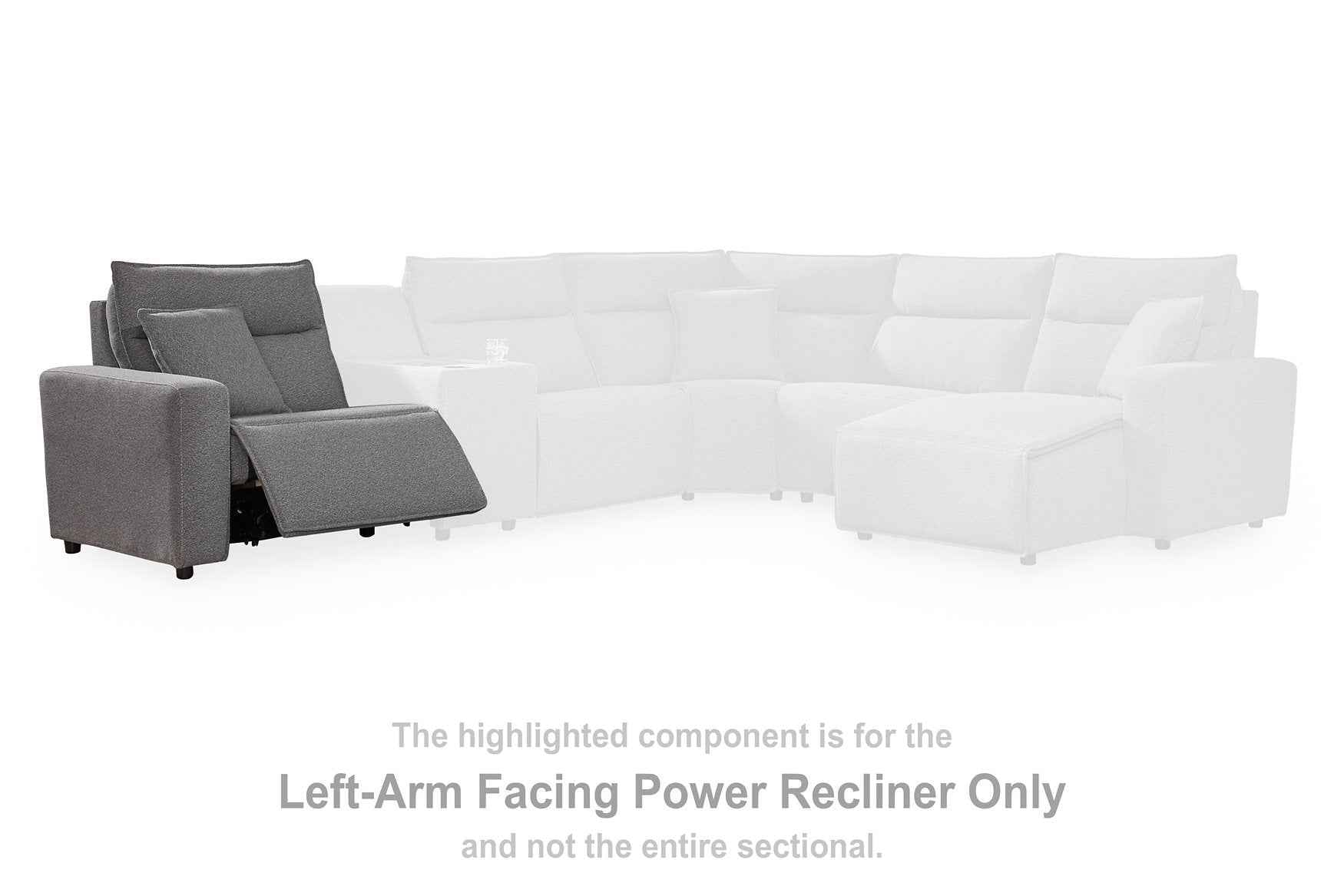 Modmax II Power Reclining Sectional with Audio Consoles