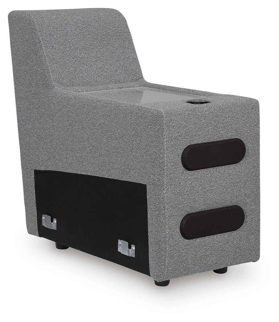 Modmax II Power Reclining Sectional with Chaise and Audio Console