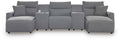 Modmax II Reclining Sectional with Double Chaise and Consoles
