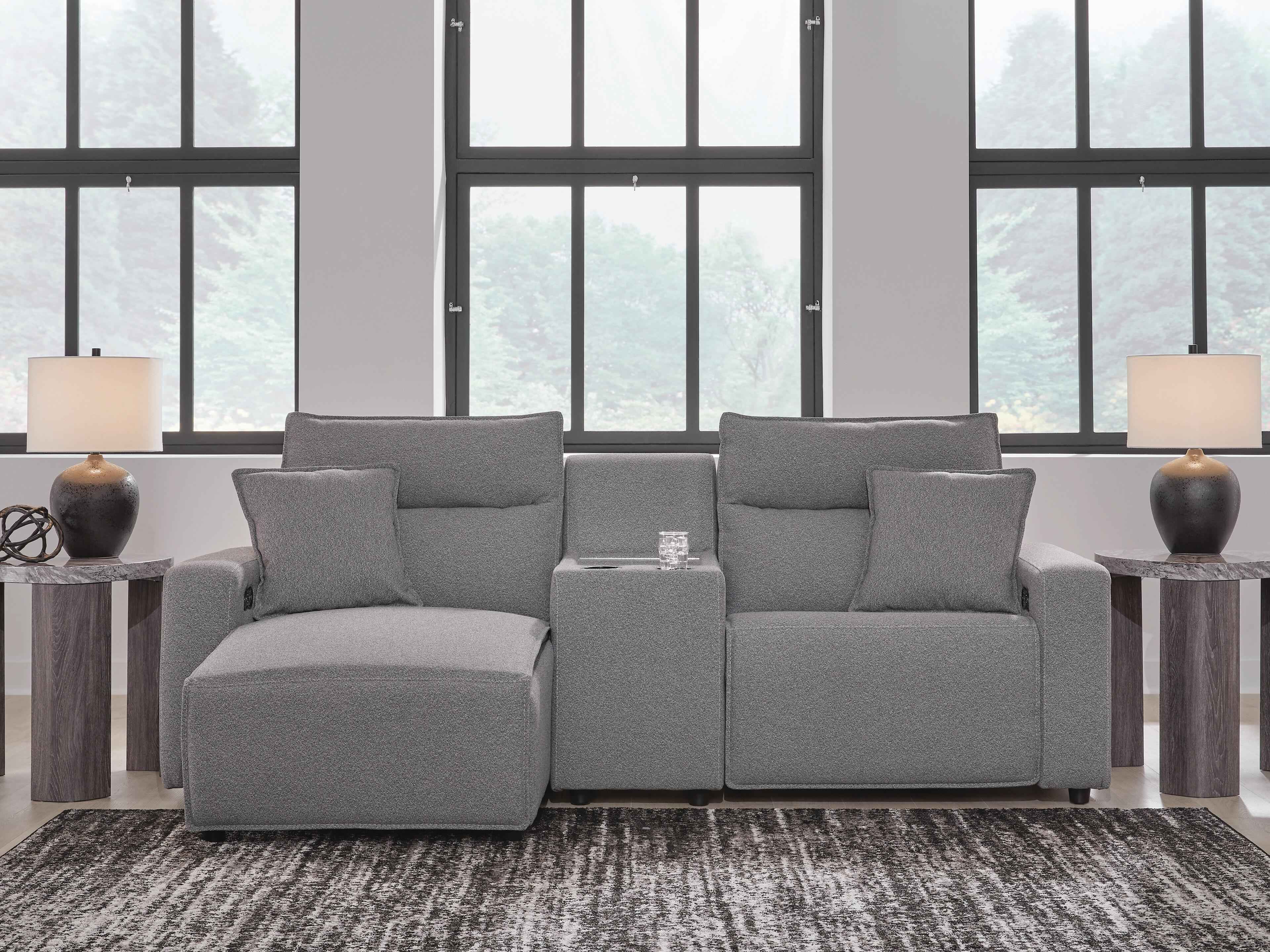 Modmax II Power Reclining Sectional with Chaise and Console