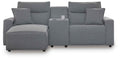 Modmax II Power Reclining Sectional with Chaise and Console