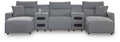 Modmax II Power Reclining Sectional with Chaise and Audio Consoles
