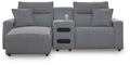 Modmax II Power Reclining Sectional with Chaise and Audio Console