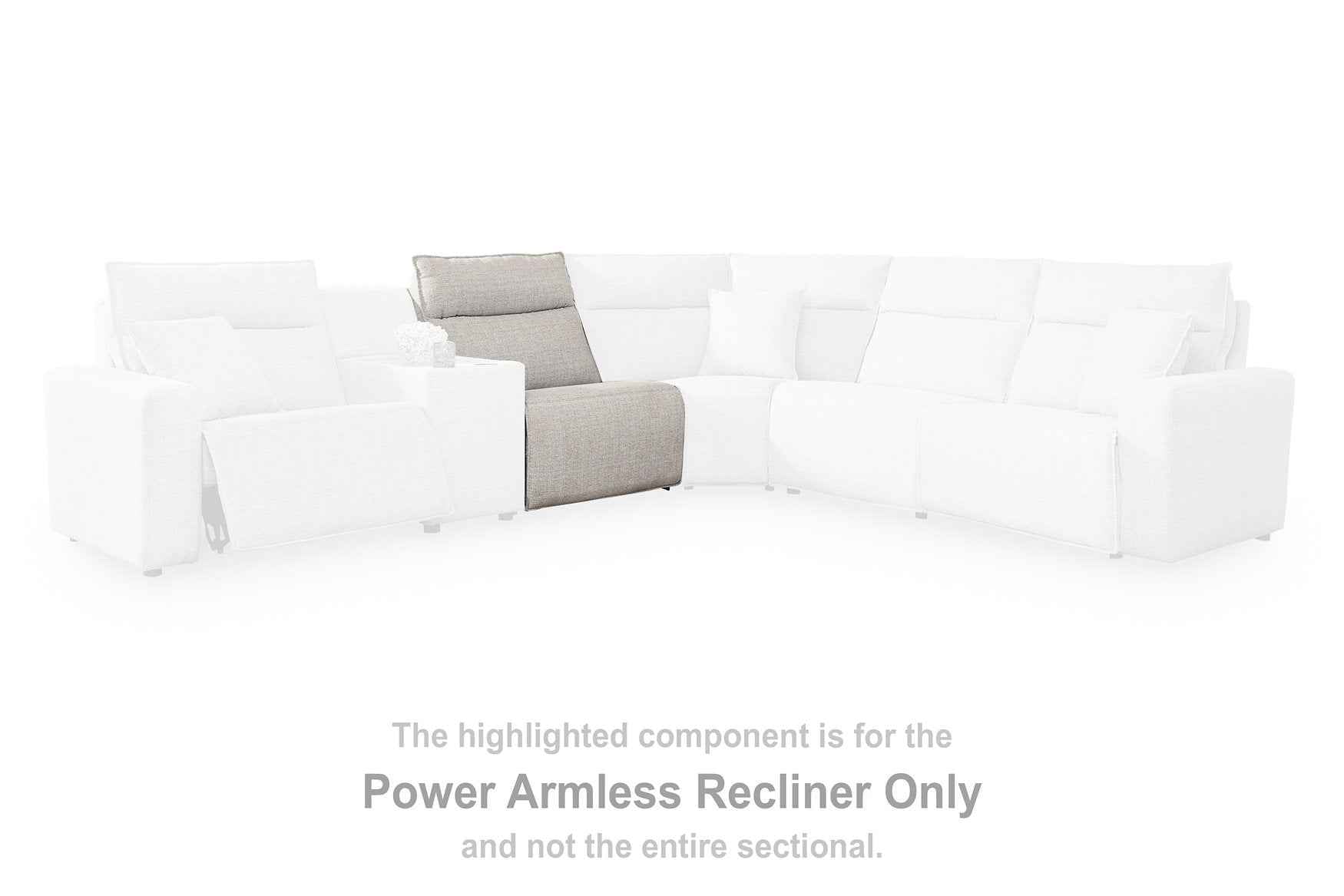 Modmax II Power Reclining Sectional with Audio Consoles