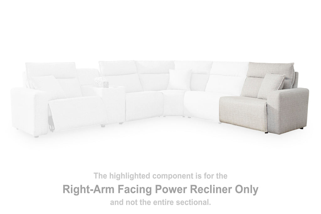 Modmax II Power Reclining Sectional with Chaise and Audio Consoles