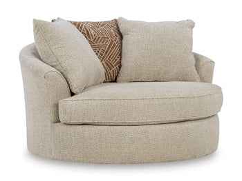 Steelwater Retreat Oversized Swivel Accent Chair
