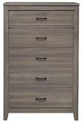 Waldorf 5 Drawer Chest in Dark Gray 1902-9