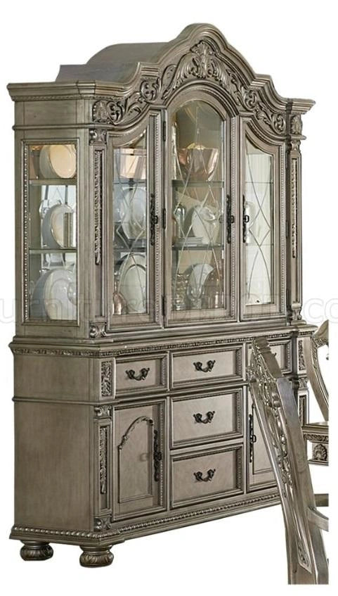 Catalonia Buffet and Hutch in Platinum Gold 1824PG-50*