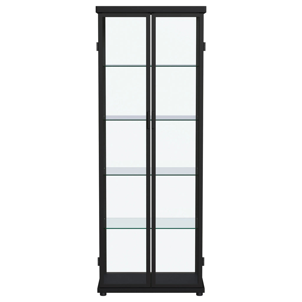 Aero Curio Cabinet with LED Lighting