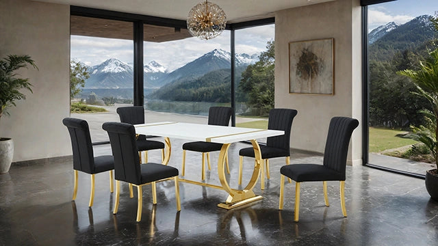 Holbaek 7 Pc 80" Dining Table Set