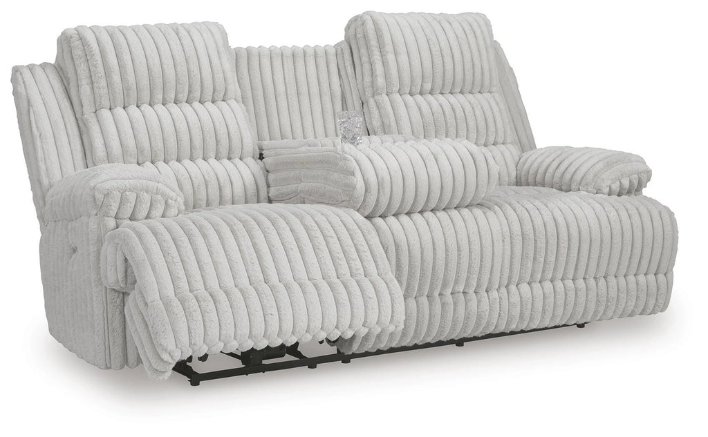 Rhines Falls Power Reclining Sofa with Drop Down Table