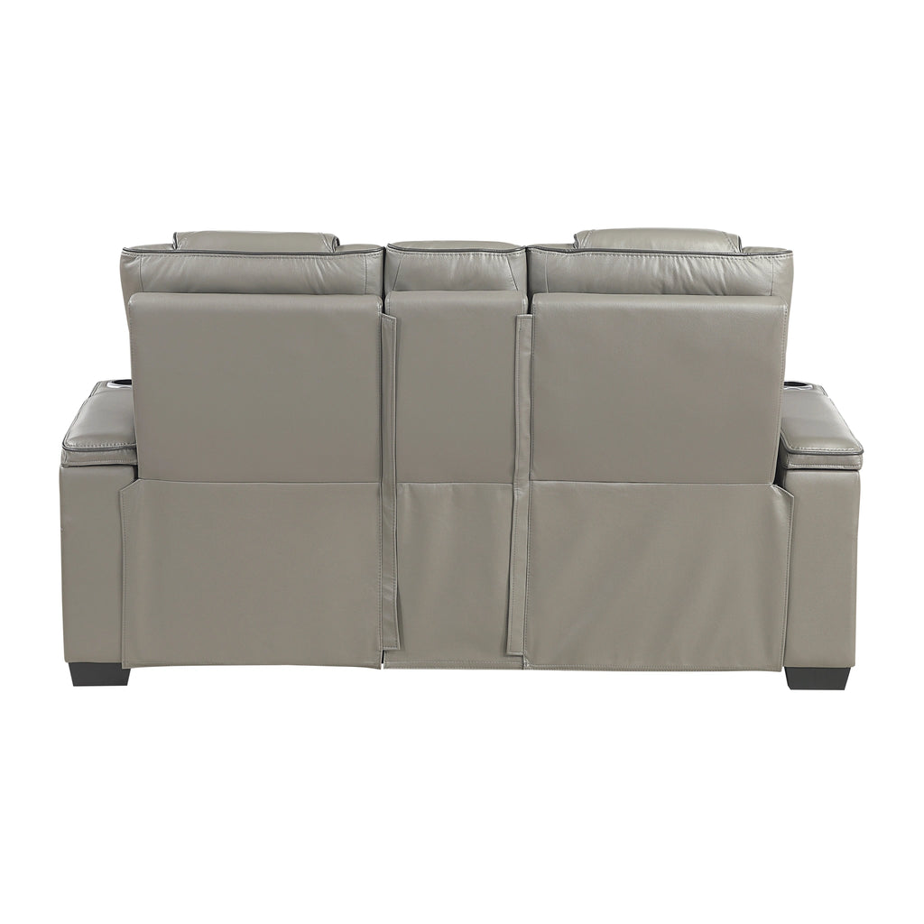 Apex Power Double Reclining Love Seat With Center Console