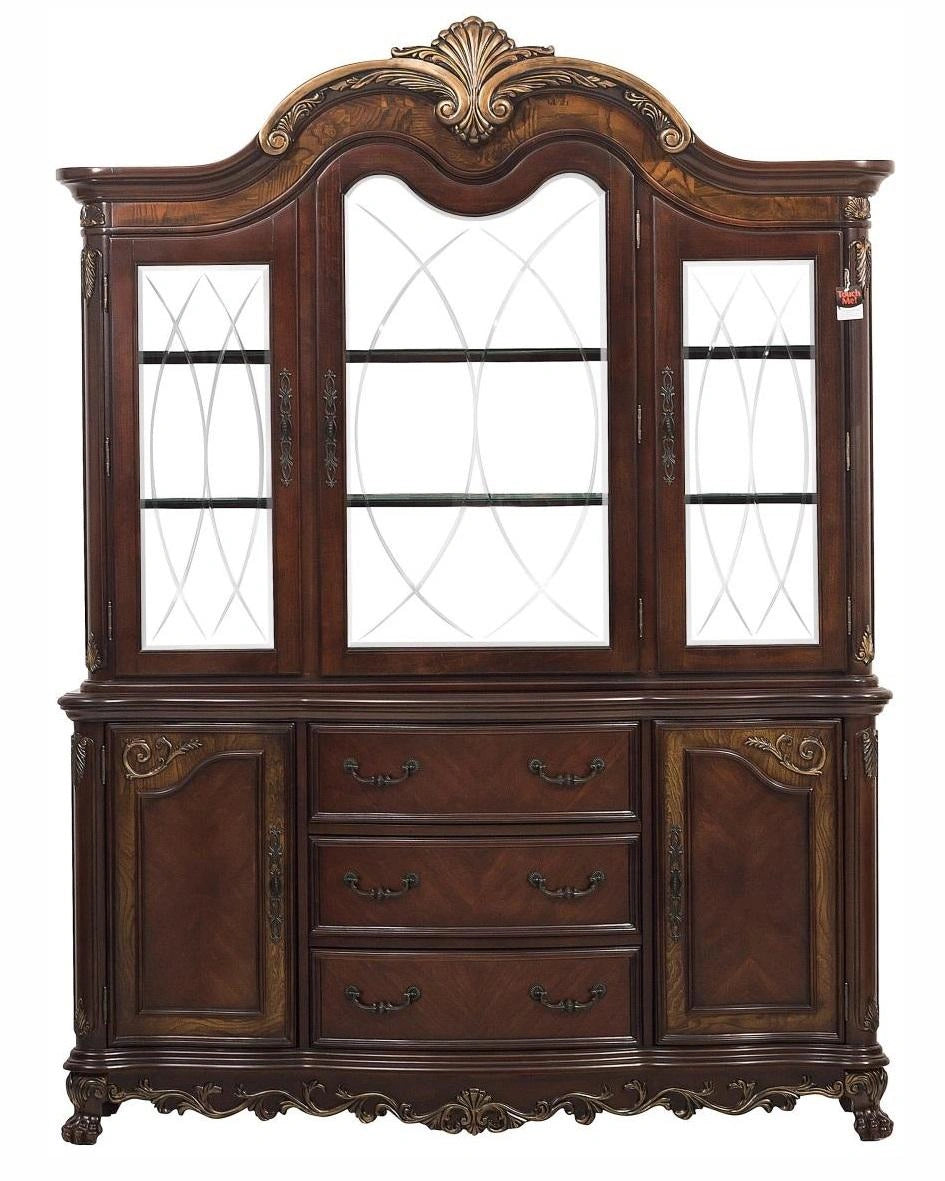 Deryn Park Buffet and Hutch in Dark Cherry 2243-50*