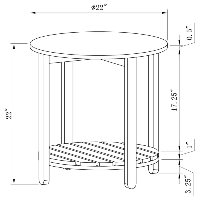 Fowler End & Side Table - VIP FURNITURE (NJ)