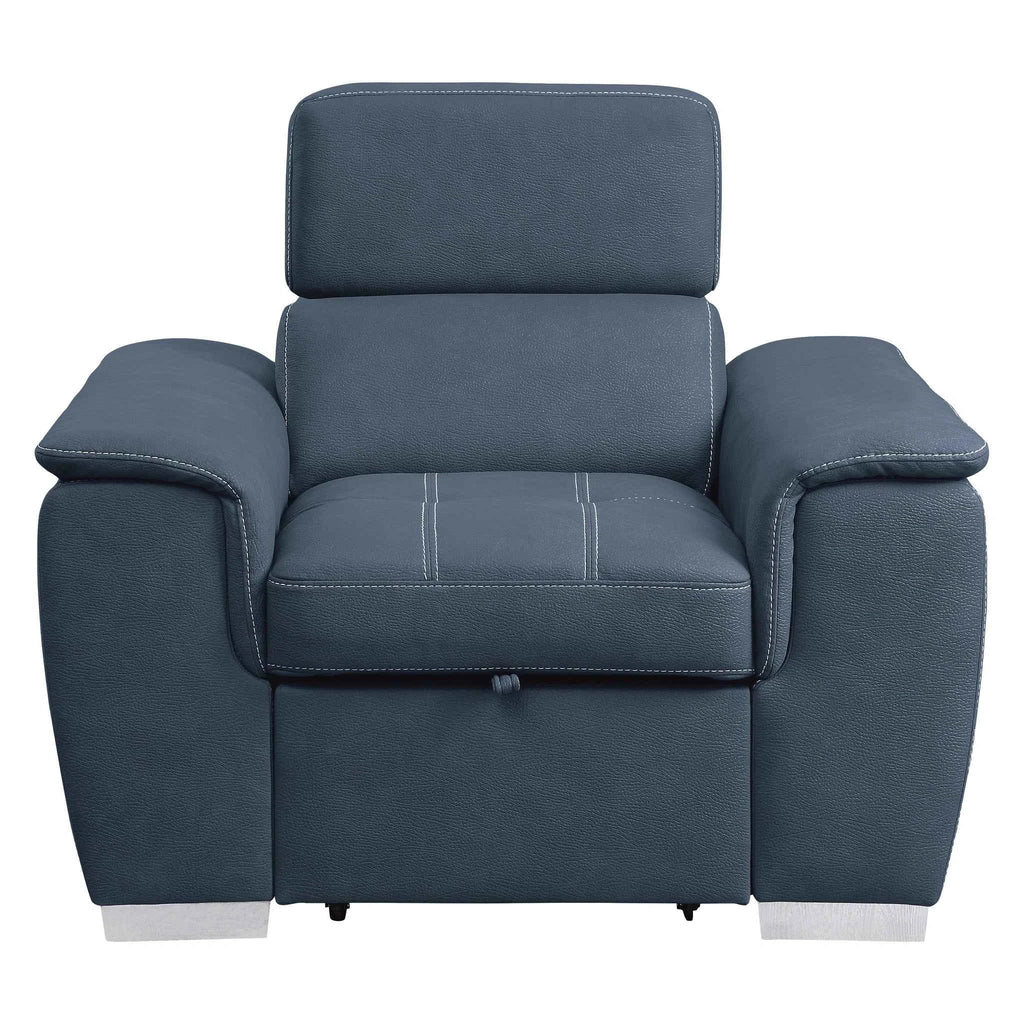 Ferriday Chair With Pull-Out Ottoman