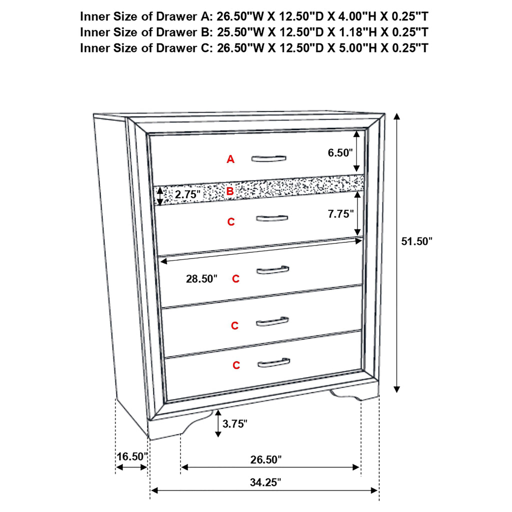 Miranda Chest of Drawers