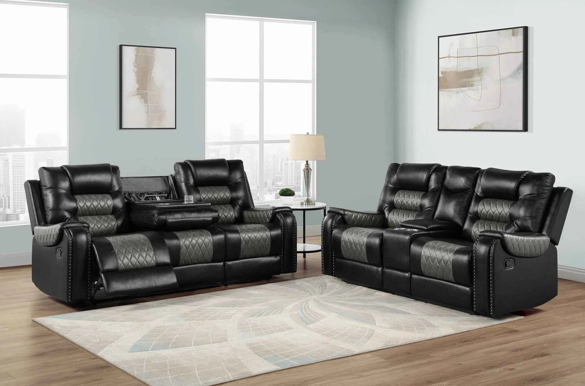 Hart Reclining Sofa W/Drop Down Tbl