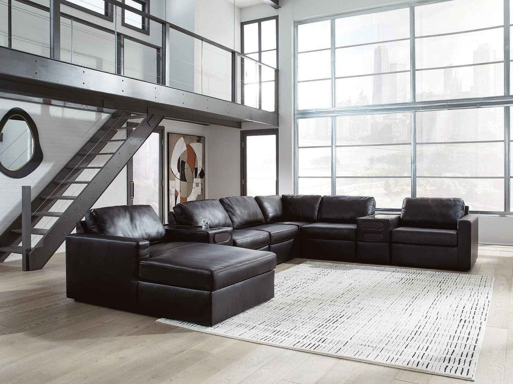 Modmax II Sectional with Chaise and Audio Consoles