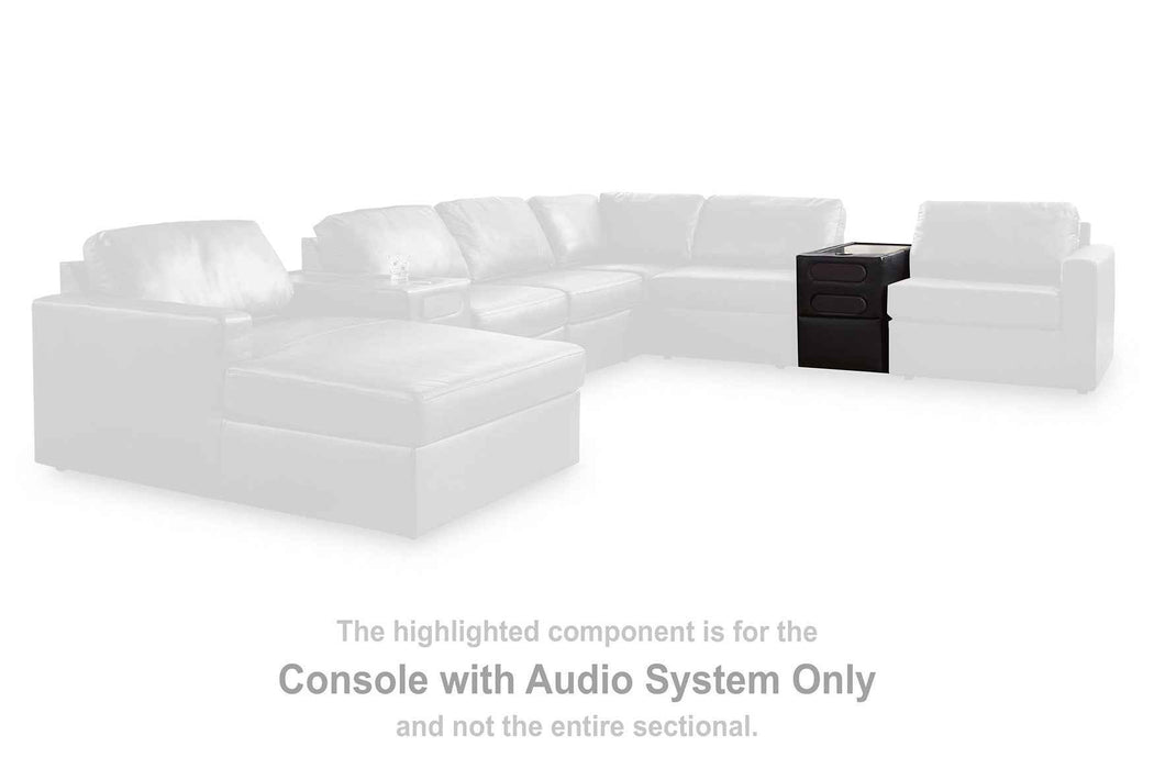 Modmax II Double Chaise Sectional with Audio Consoles
