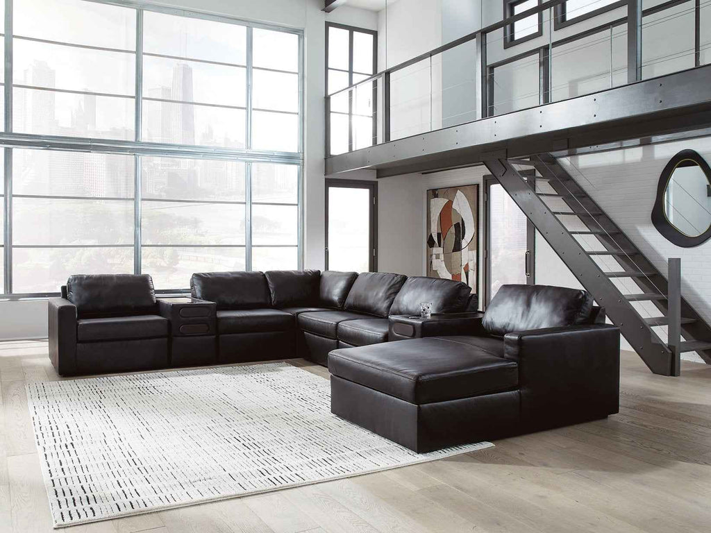 Modmax II Sectional with Chaise and Audio Consoles