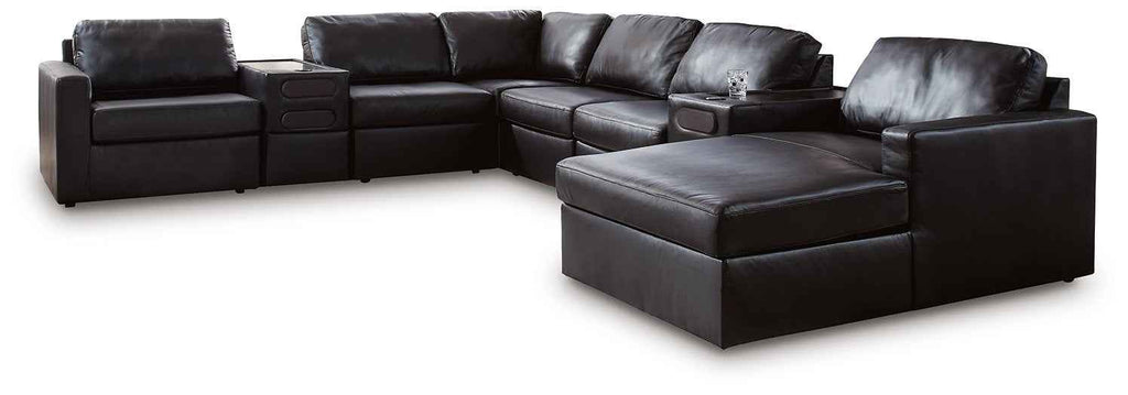 Modmax II Sectional with Chaise and Audio Consoles
