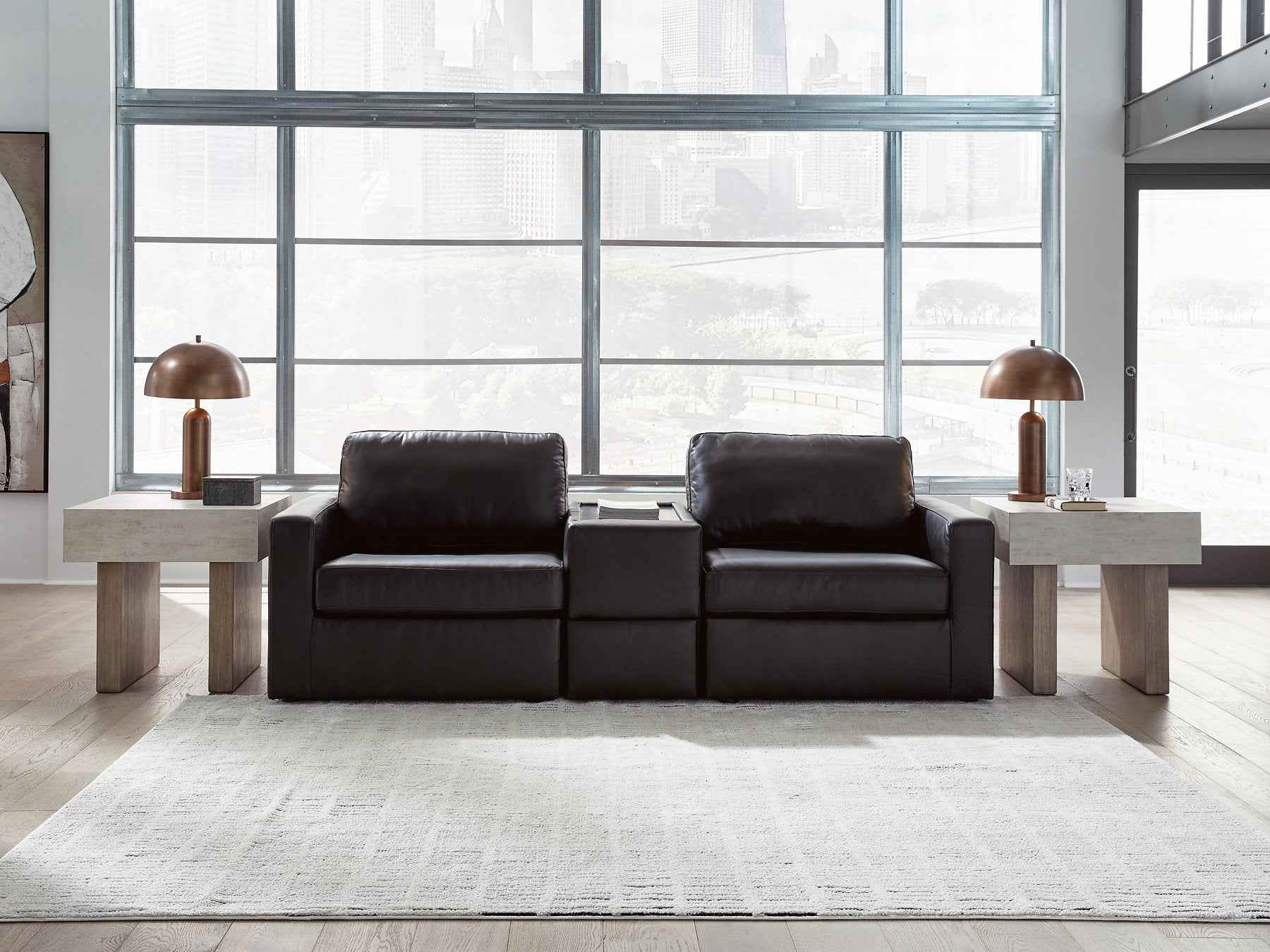 Modmax II Sectional Sofa with Storage Console
