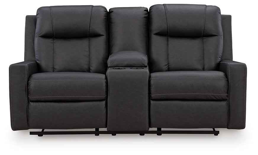 Mackmenville Reclining Loveseat with Console