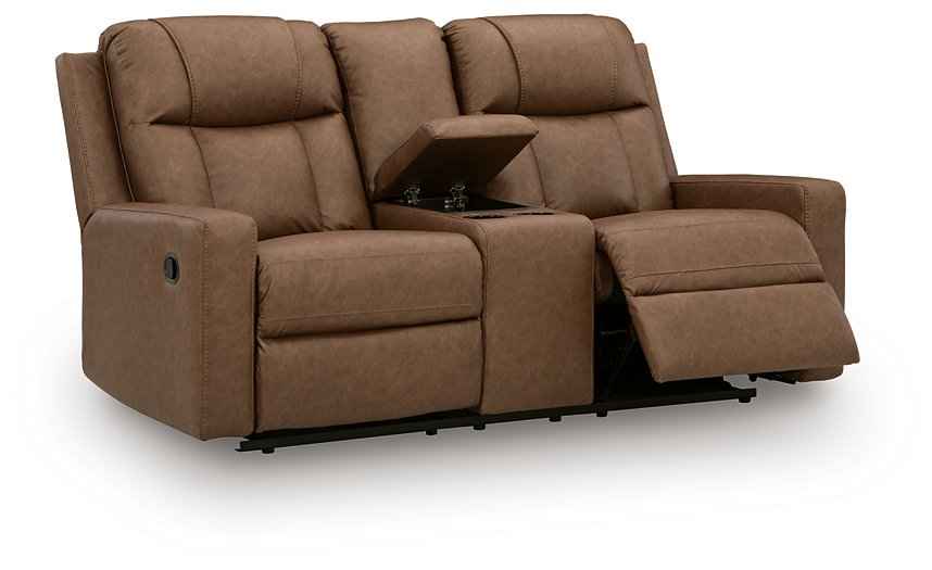 Mackmenville Reclining Loveseat with Console