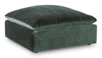 Carriage View Oversized Accent Ottoman