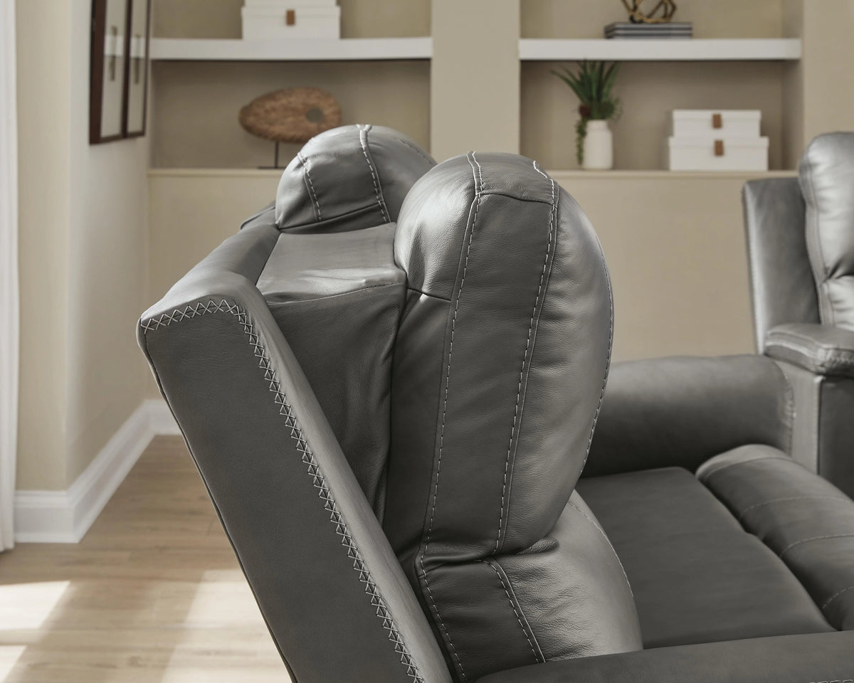 Bleckley Power Reclining Loveseat with Console