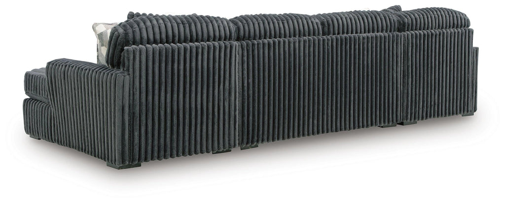 Midnight-Madness Double Chaise Sectional