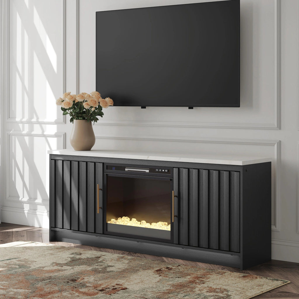 Cadmori TV Stand w/Fire