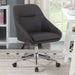 Jackman Upholstered Office Chair with Casters - VIP FURNITURE (NJ)
