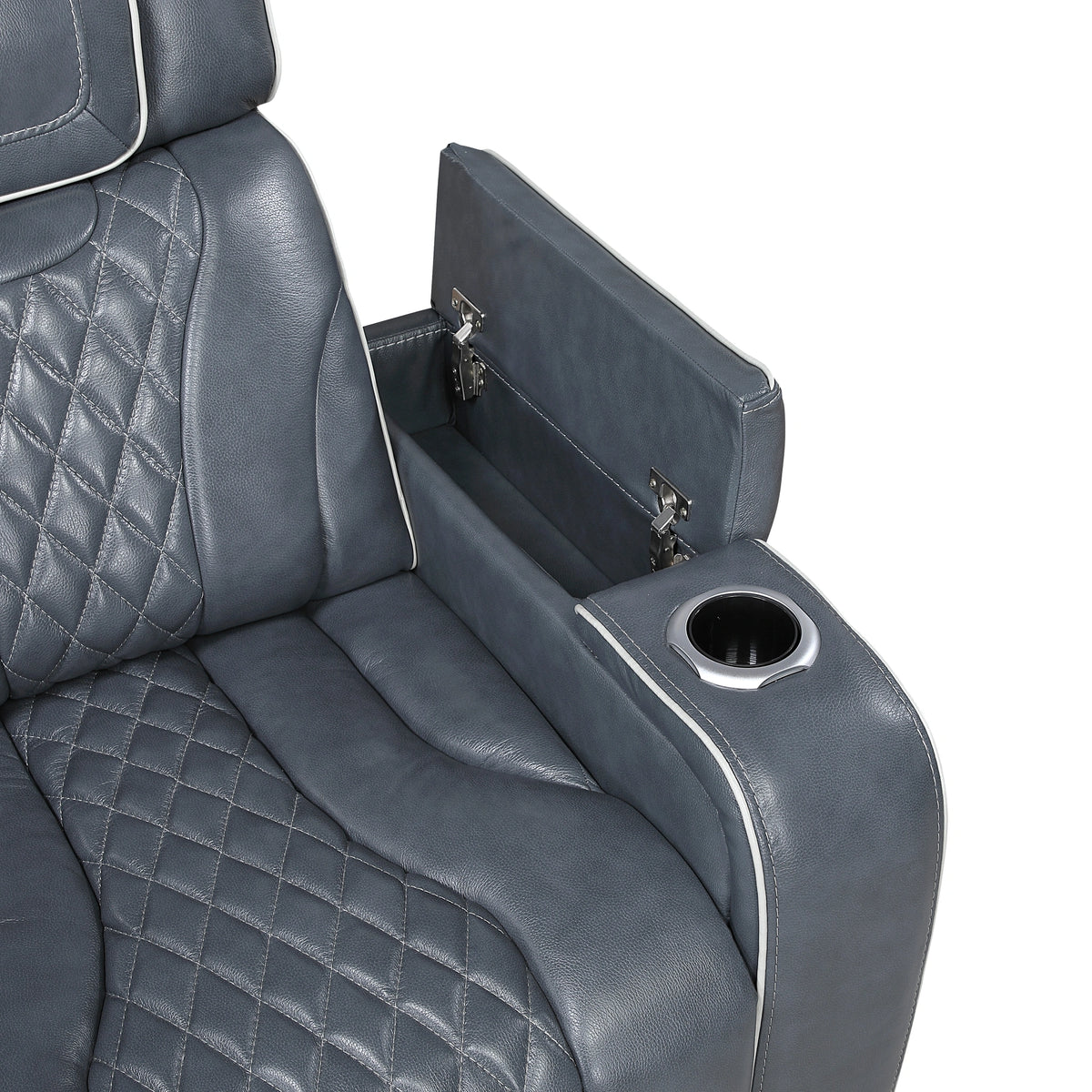 Apex Power Double Reclining Love Seat With Center Console
