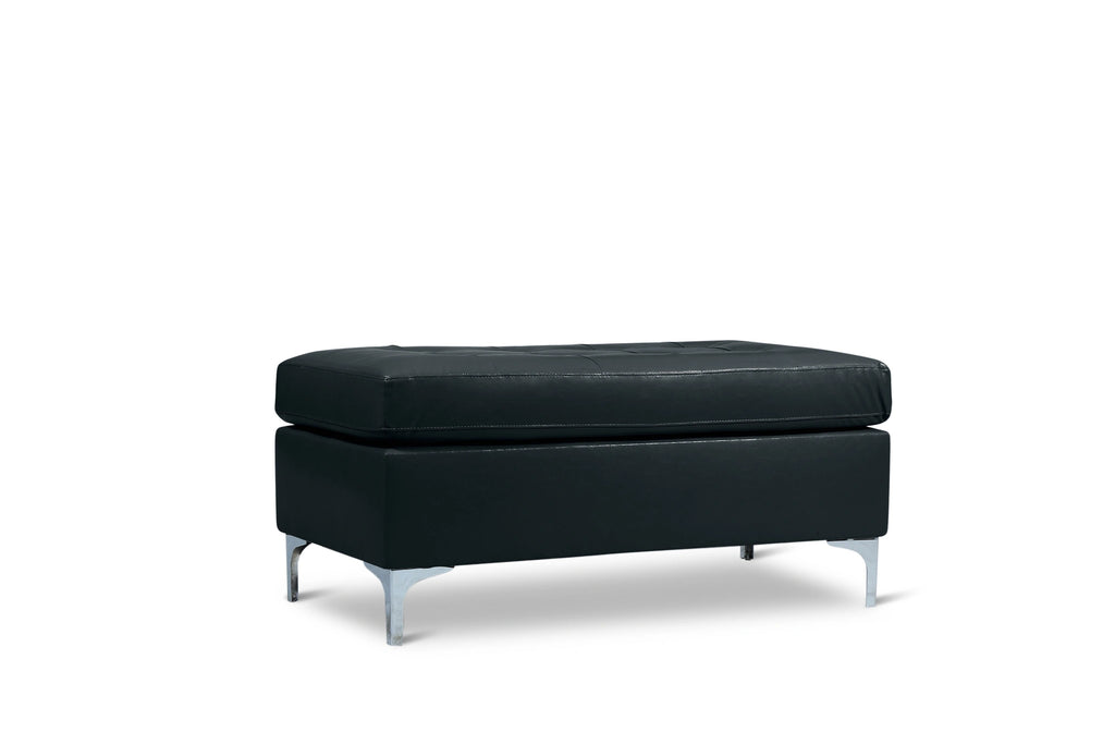 Barrington Ottoman W/Black Pu