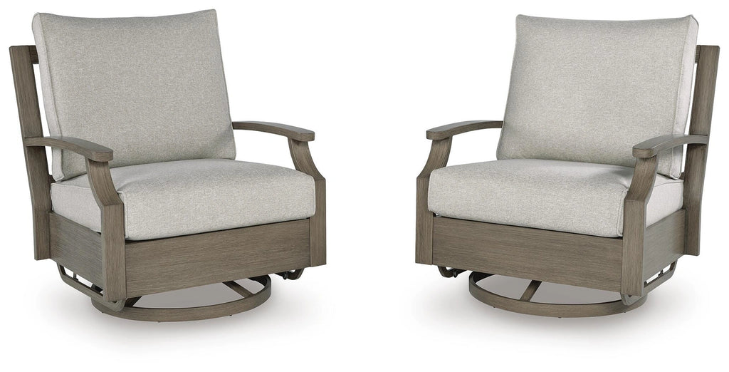 Rainier Ranch Outdoor Swivel Glider Chair with Cushion image