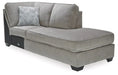 SECTIONAL ( LIGHT GRAY ) VIP Ashley Furniture