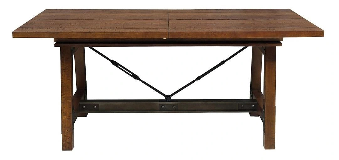 Holverson Dining Table in Rustic Brown 1715-94
