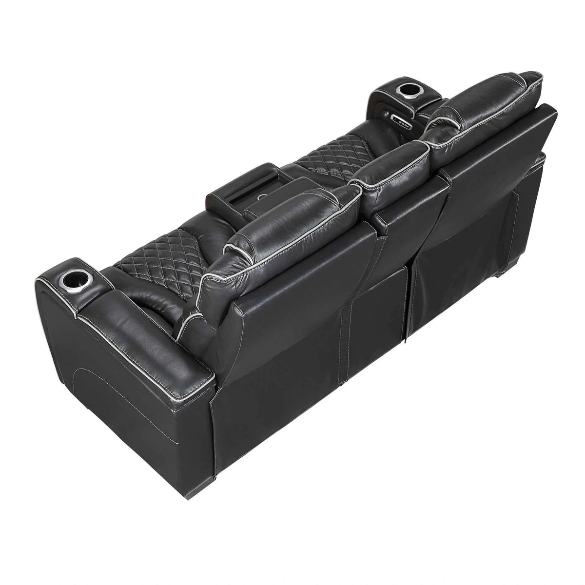 Apex Power Double Reclining Love Seat With Center Console