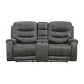 Oberon Double Reclining Love Seat With Center Console