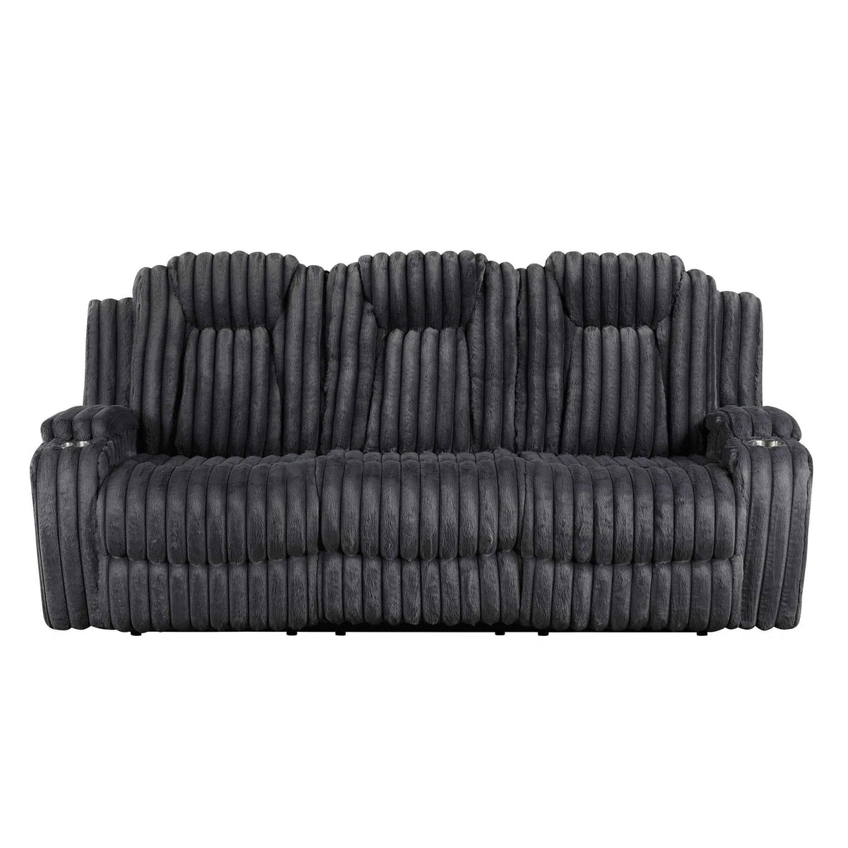 Phyllis Double Reclining Sofa With Cup Holders