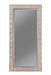 Rollins Rectangular Floor Mirror Silver Sparkle image