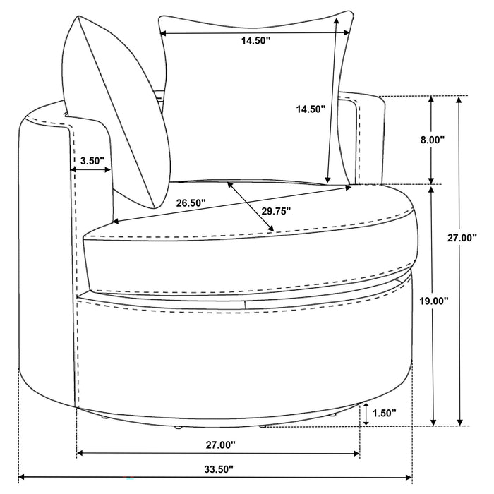 Debbie Accent Chair - VIP FURNITURE (NJ)