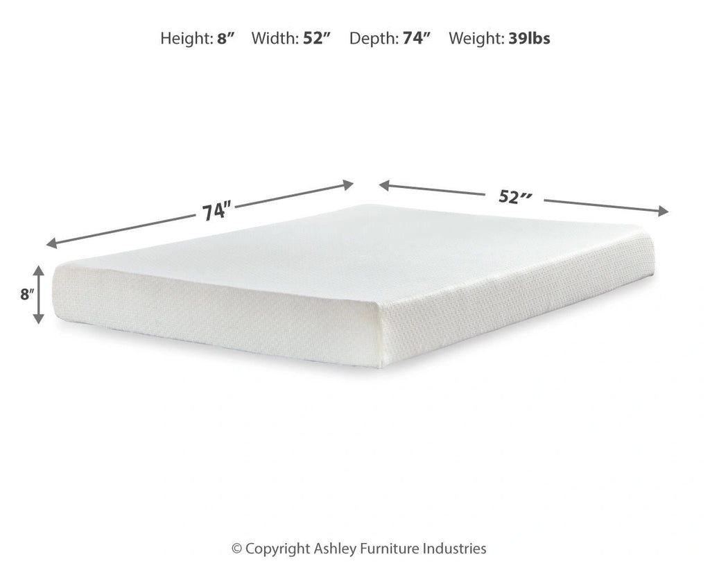 Chime 8 Inch Memory Foam Mattress in a Box