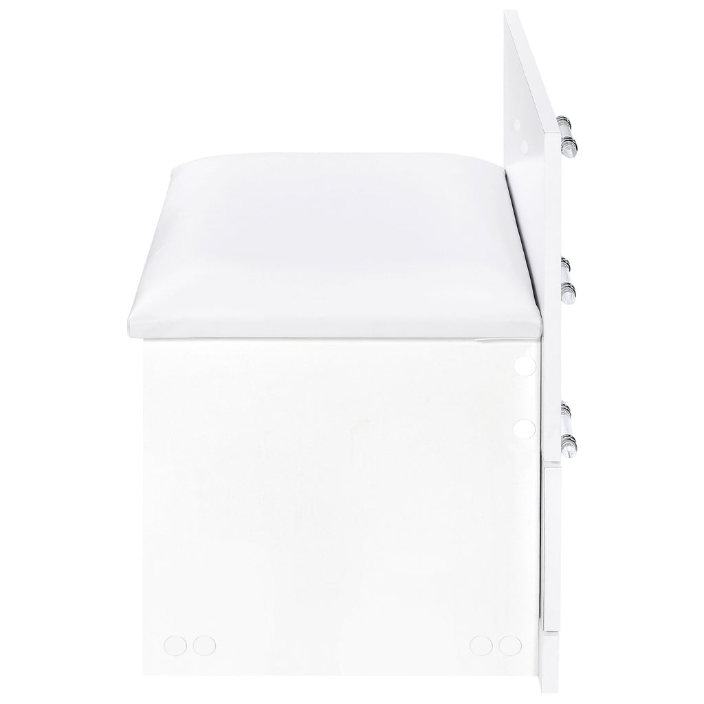 Danbury Makeup Vanity Table with LED Mirror and Stool