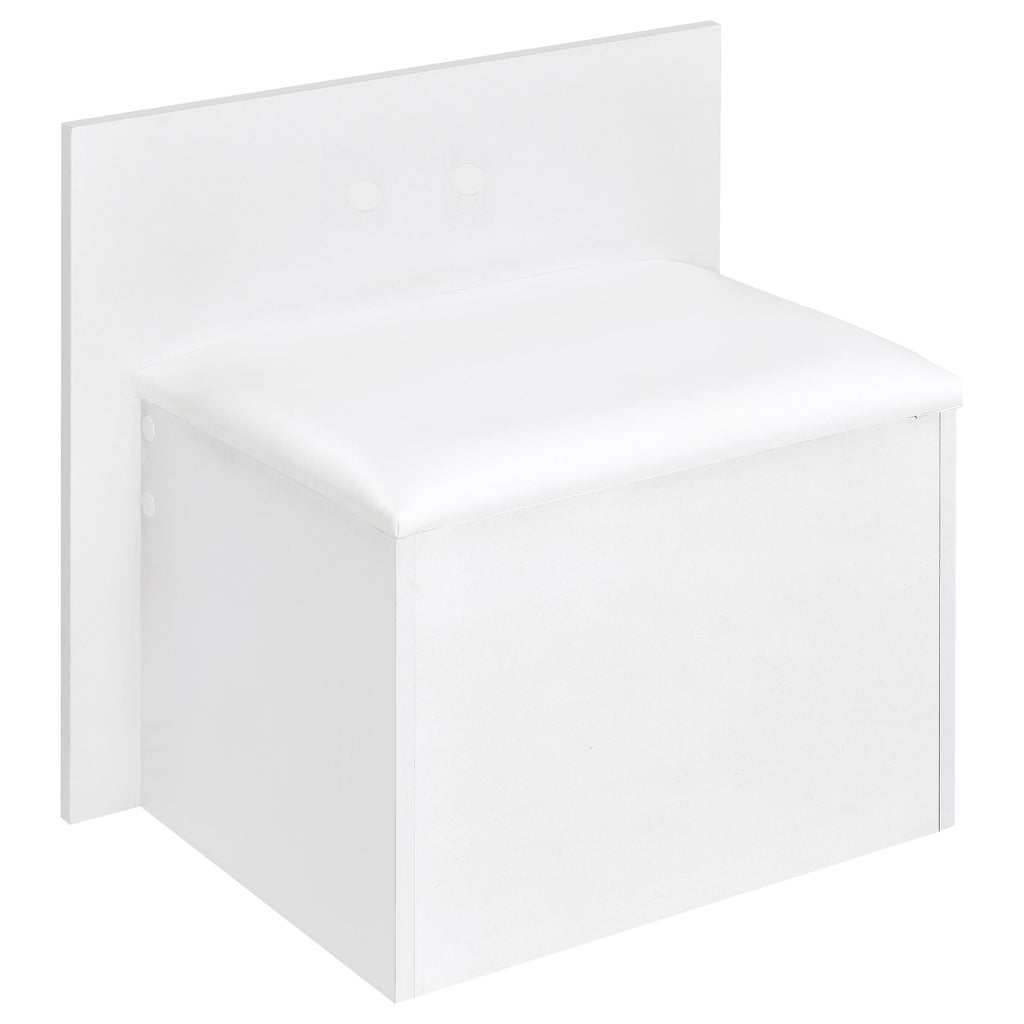Flora Makeup Vanity Table with LED Mirror and Stool