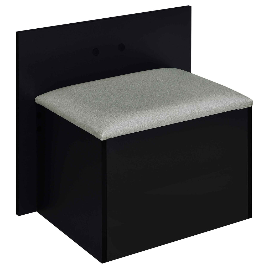 Flora Makeup Vanity Table with LED Mirror and Stool